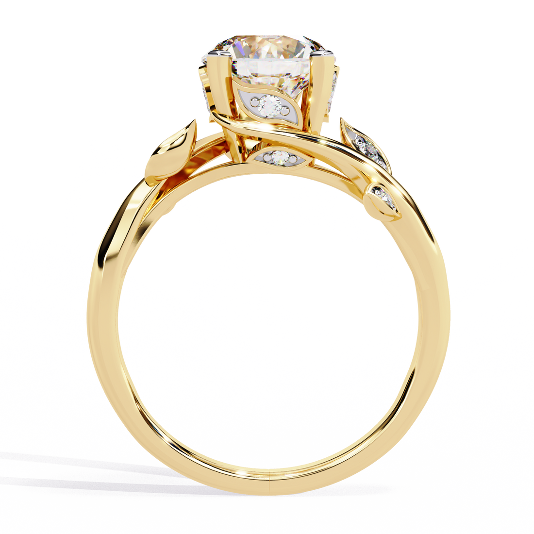 Minimalist Solitaire with step Band