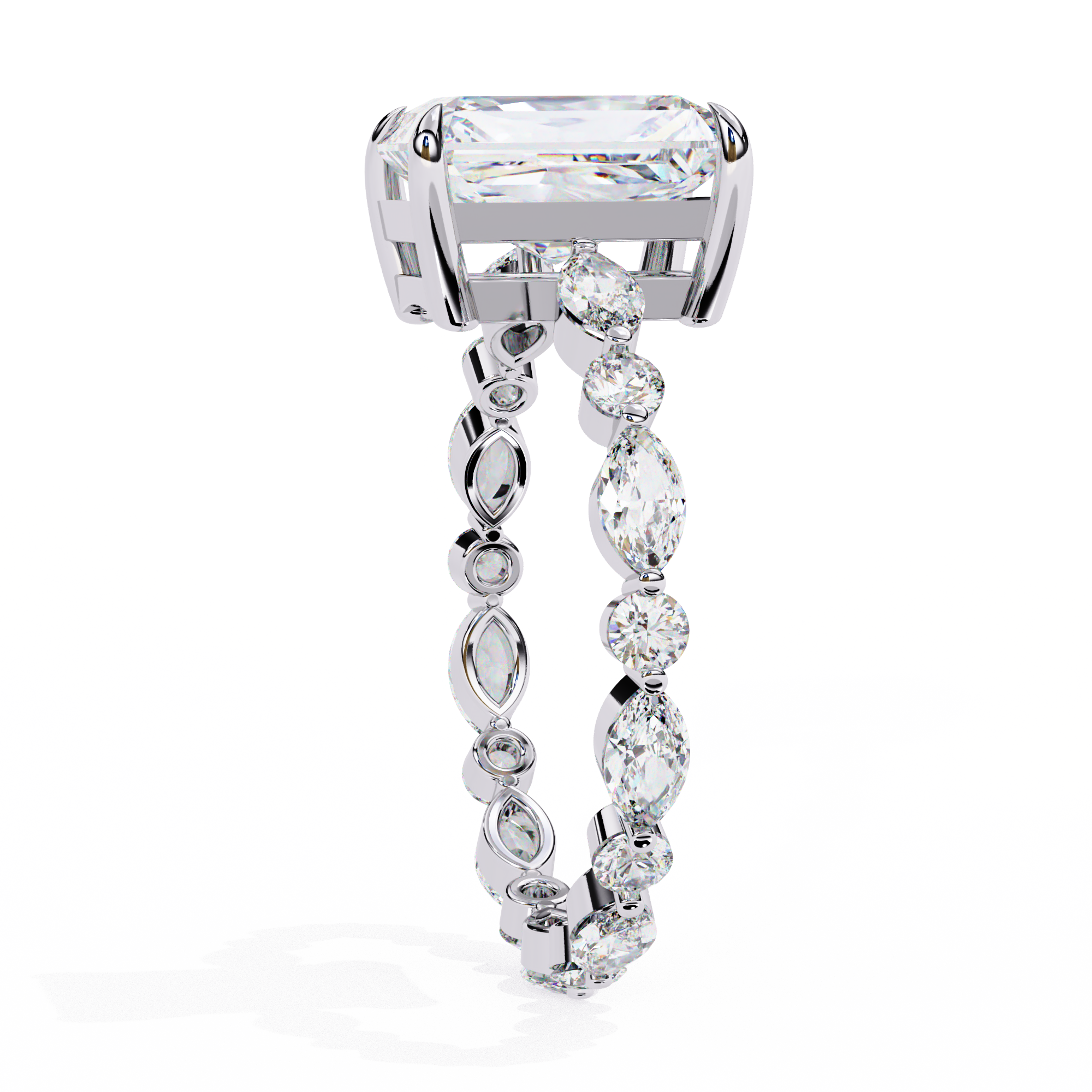 Royal Radiant Diamond Ring