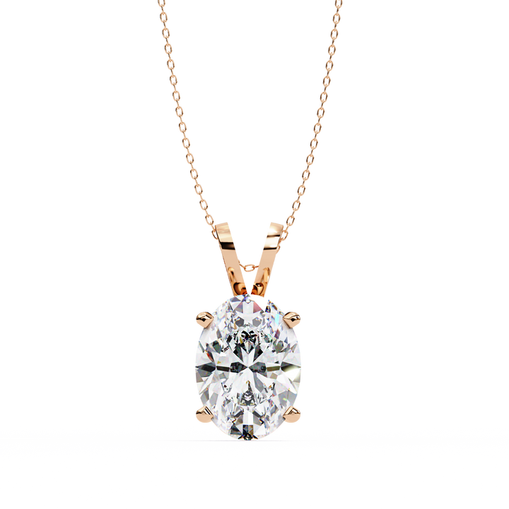 2.50 carats Oval Diamond pendant
