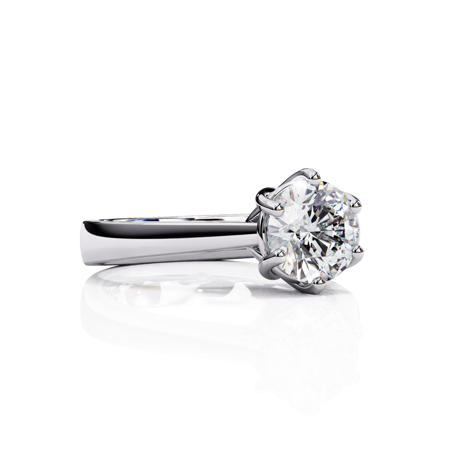 1.25 carats Round Solitaire Ring