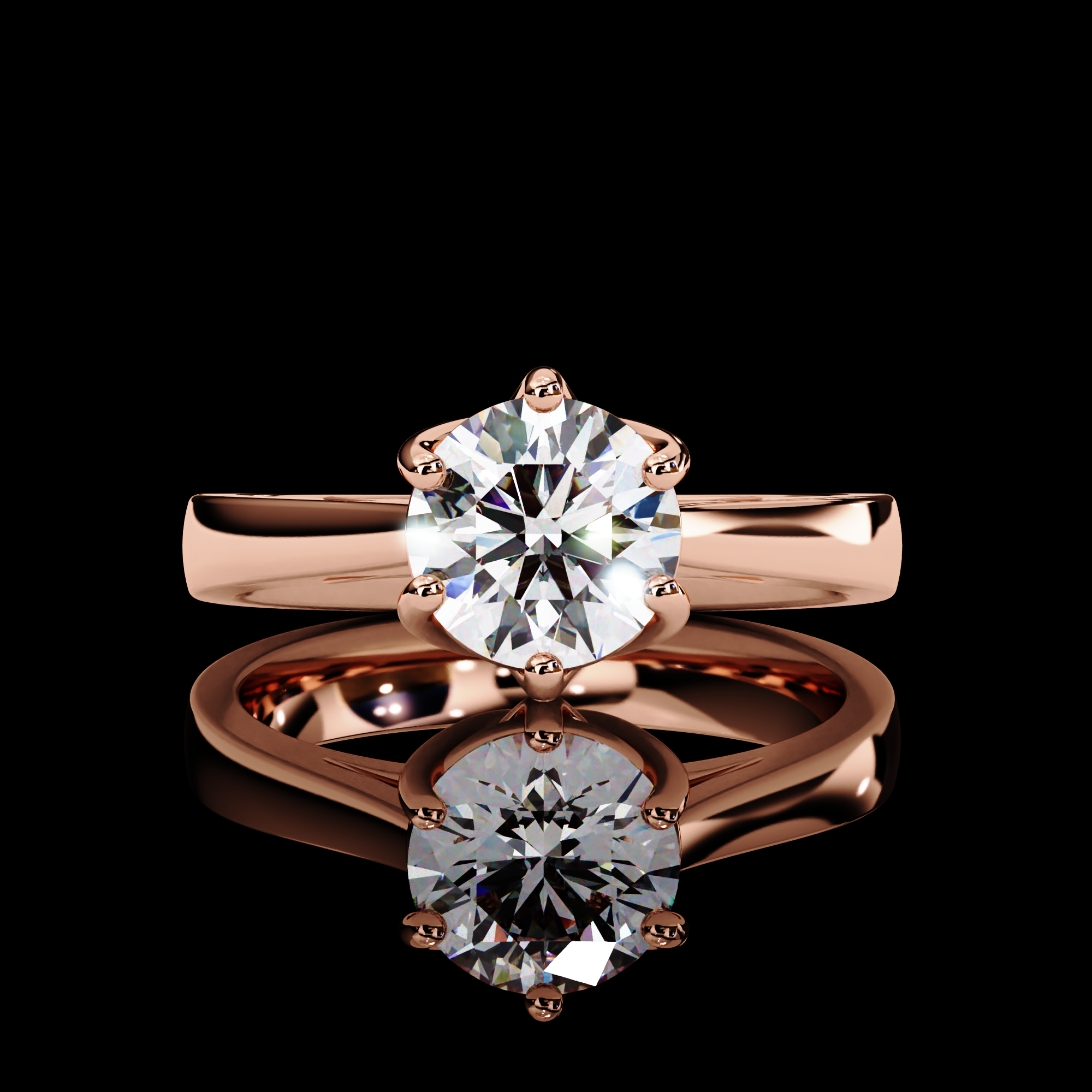 1.25 carats Round Solitaire Ring