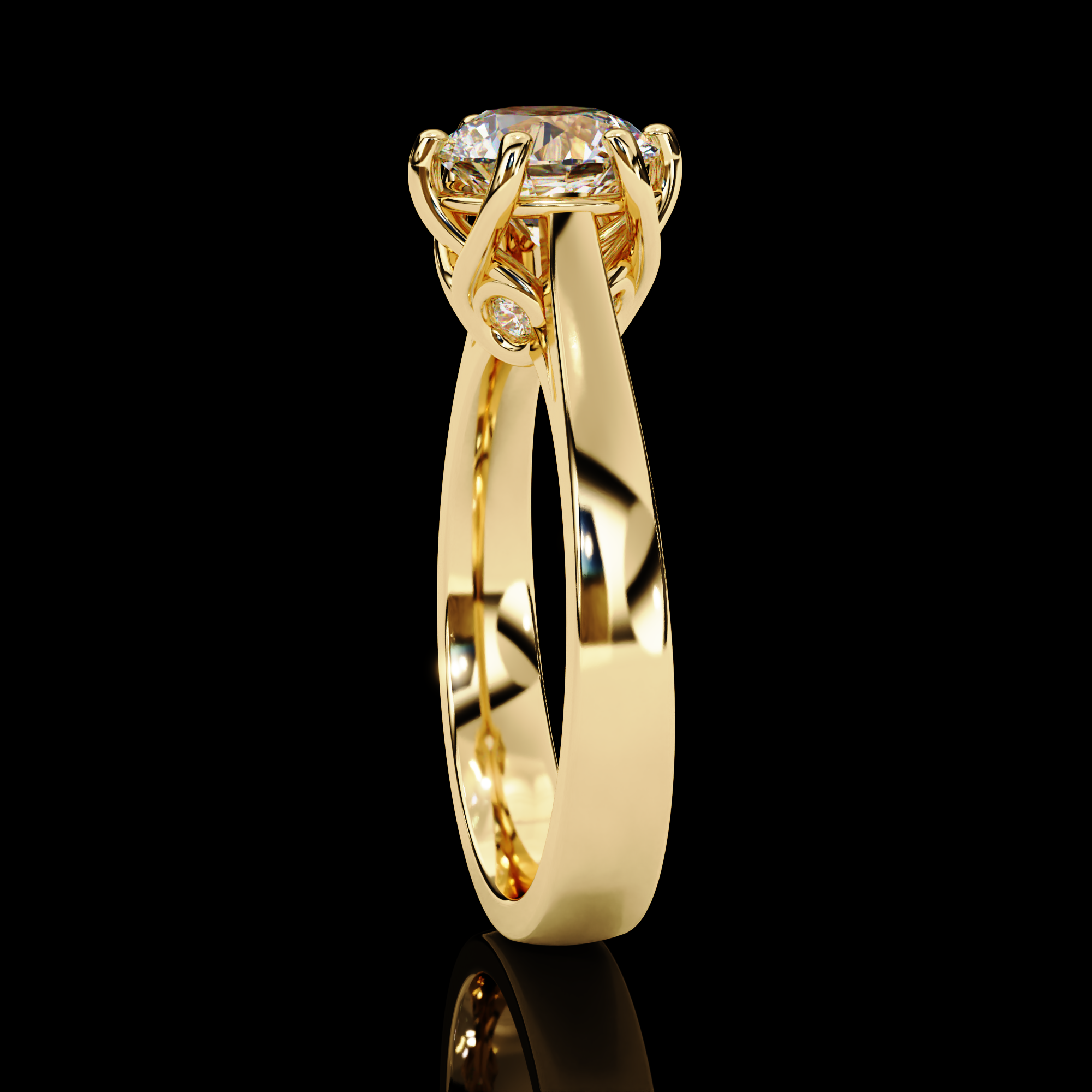 1.25 carats Round Solitaire Ring