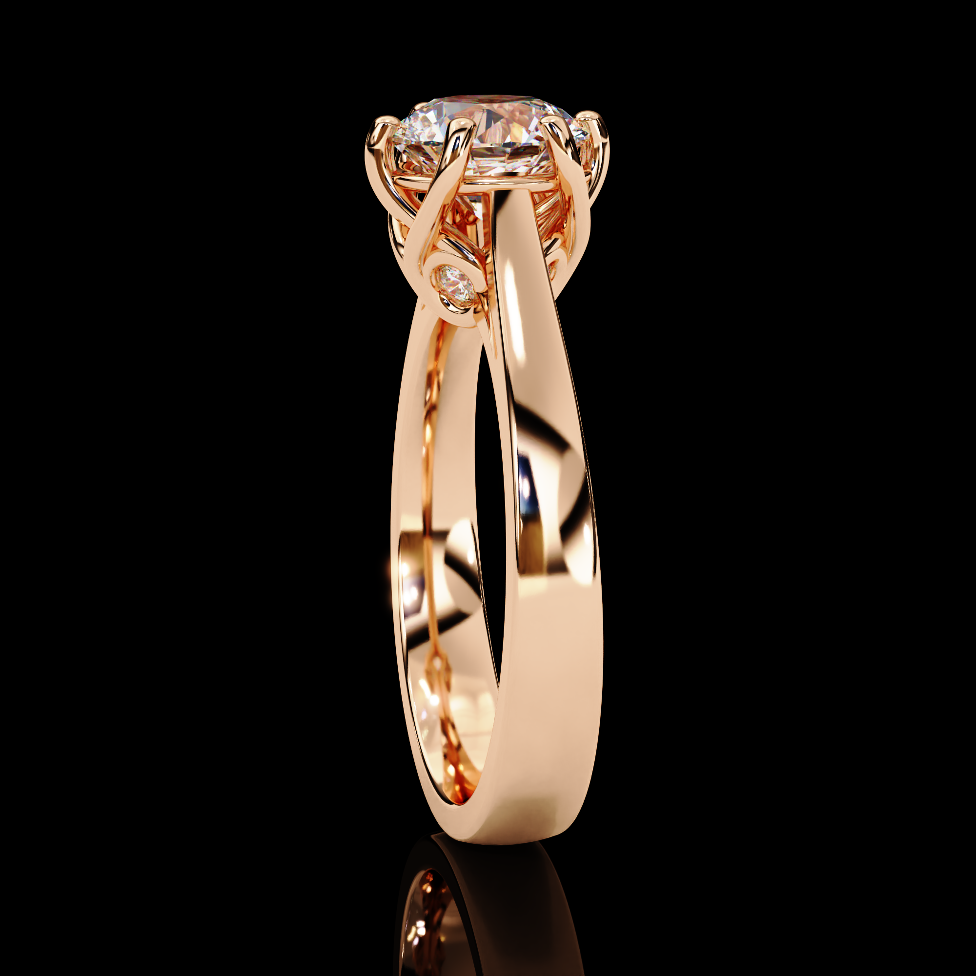 1.25 carats Round Solitaire Ring
