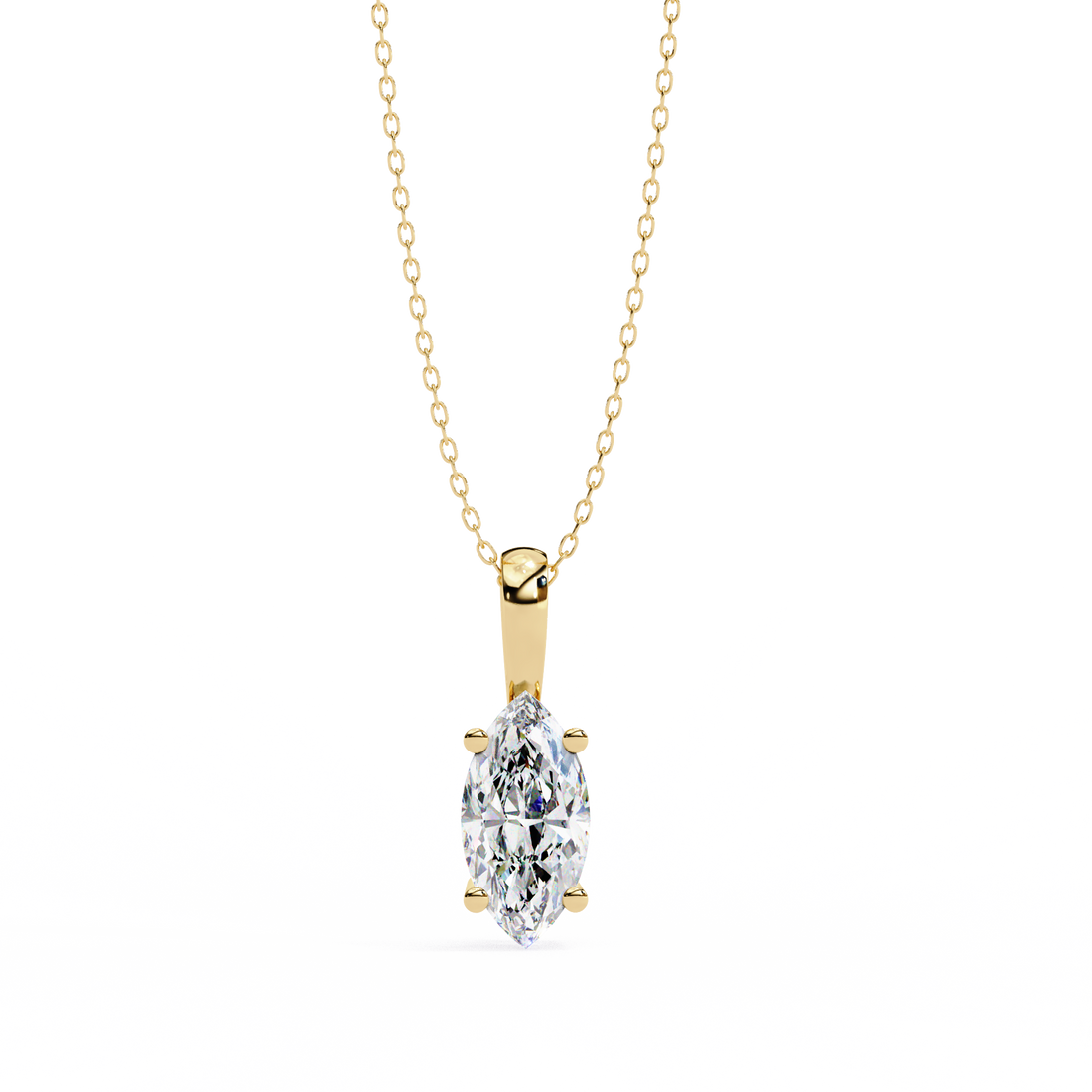 1 carat Marquise Diamond pendant