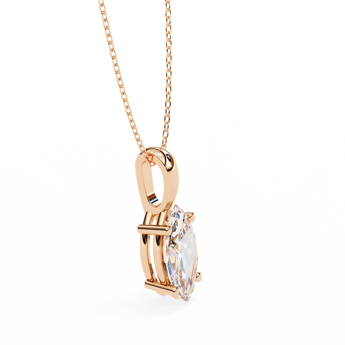 1 carat Marquise Diamond pendant