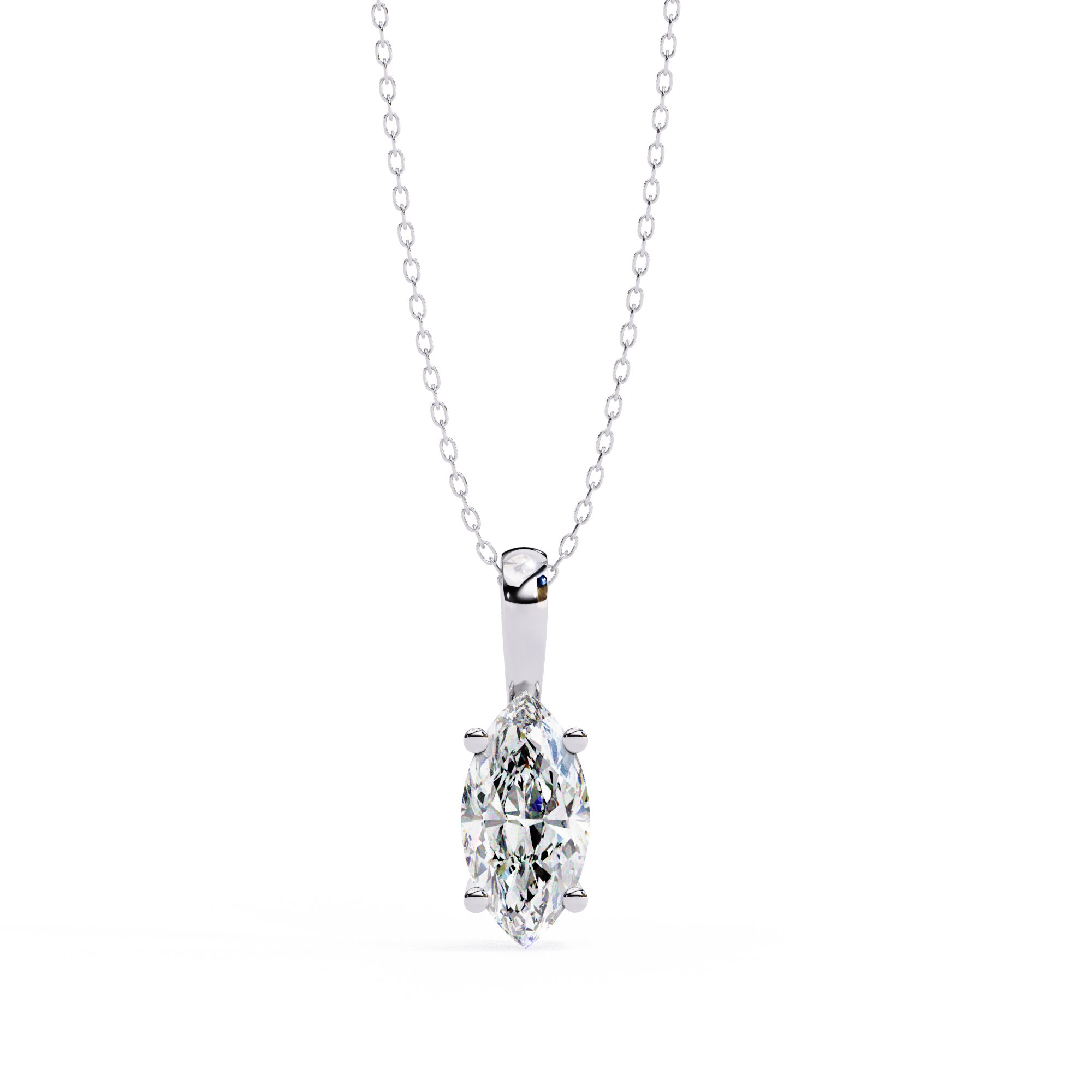 1 carat Marquise Diamond pendant