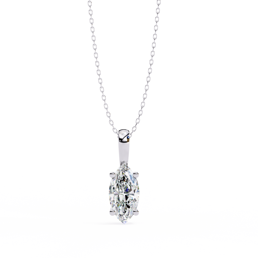 1 carat Marquise Diamond pendant