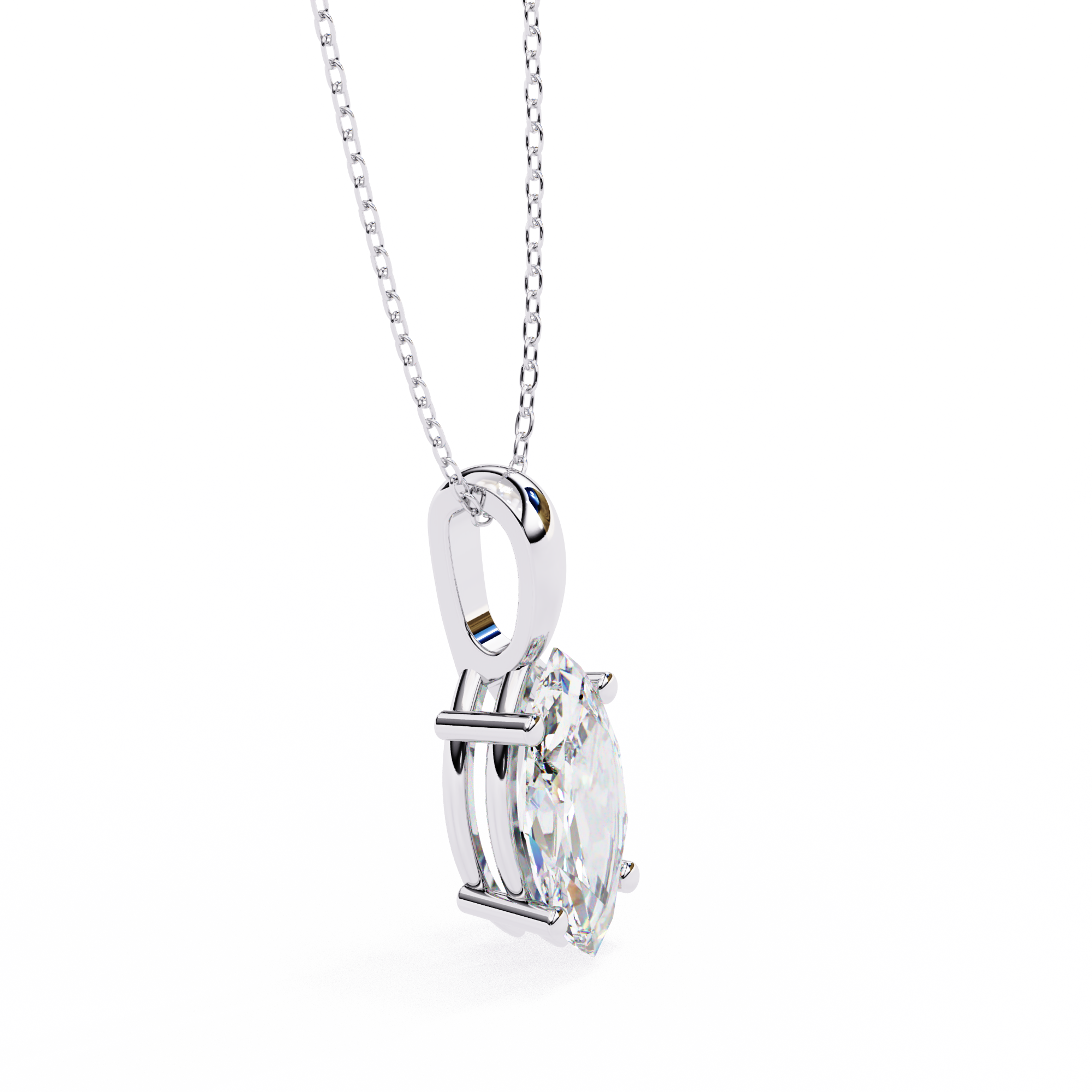 1 carat Marquise Diamond pendant