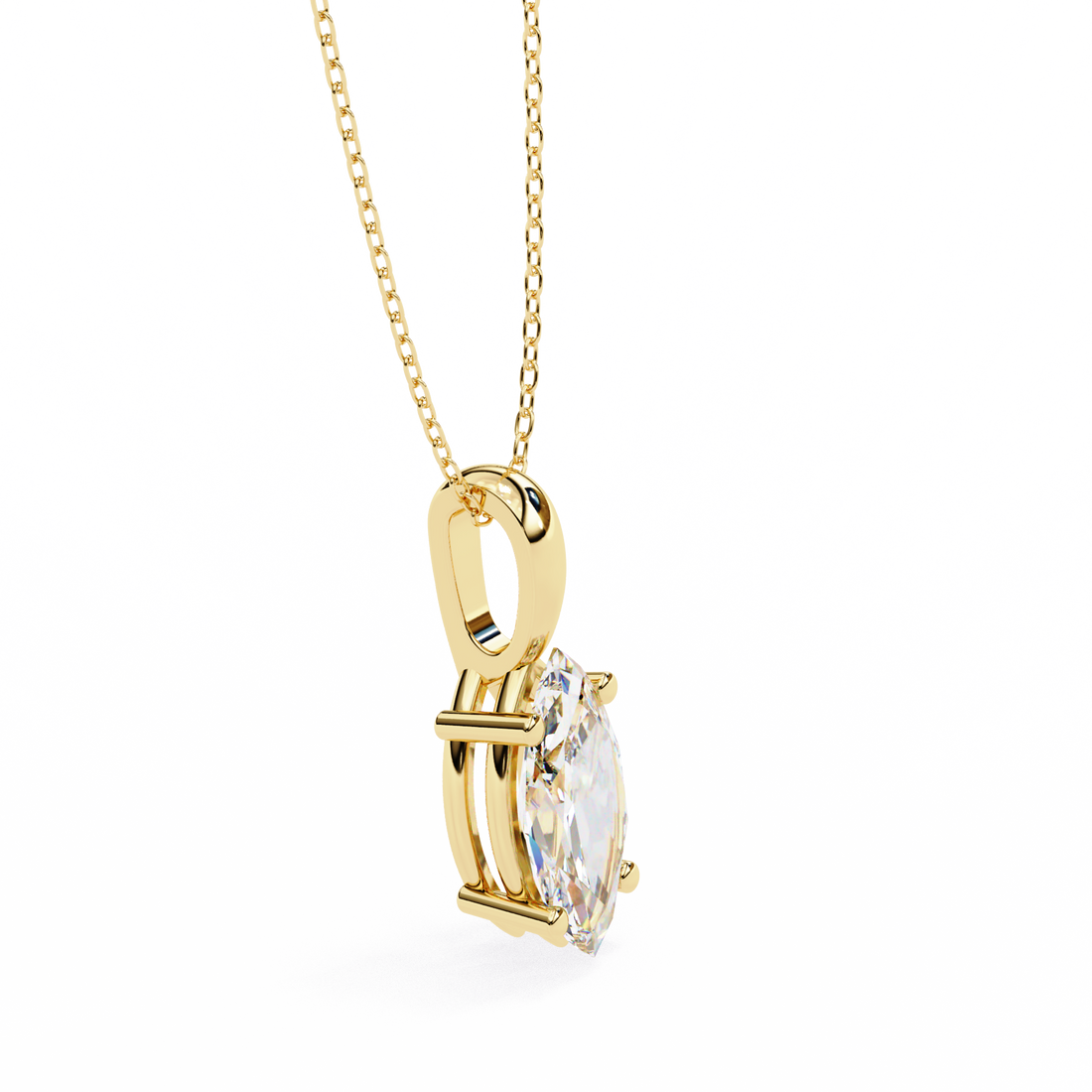 1 carat Marquise Diamond pendant