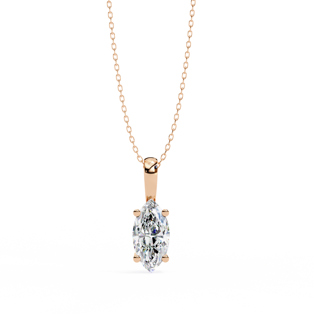 1 carat Marquise Diamond pendant
