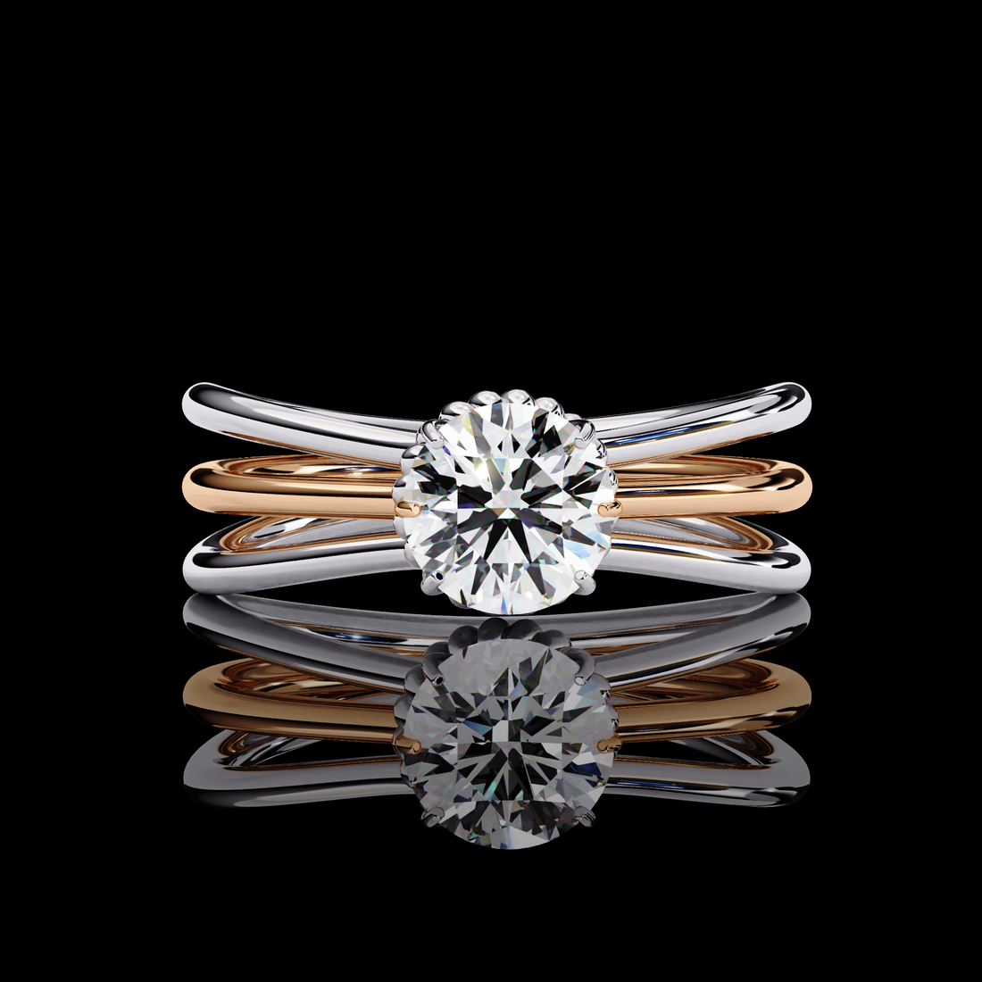 1 carat solitaire lab grown diamond ring11