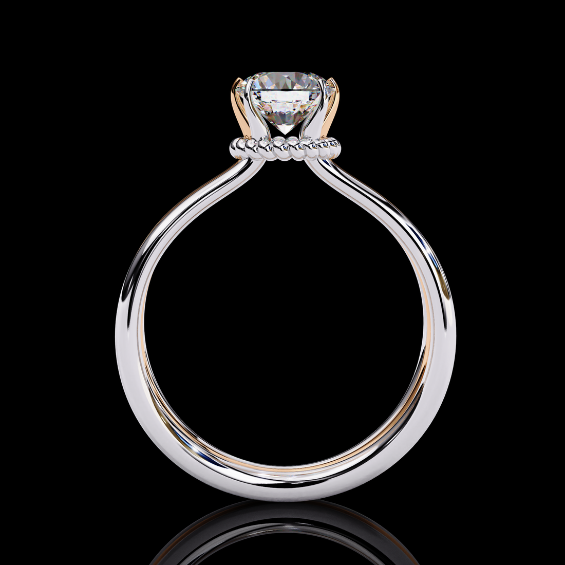 1 carat solitaire lab grown diamond ring15