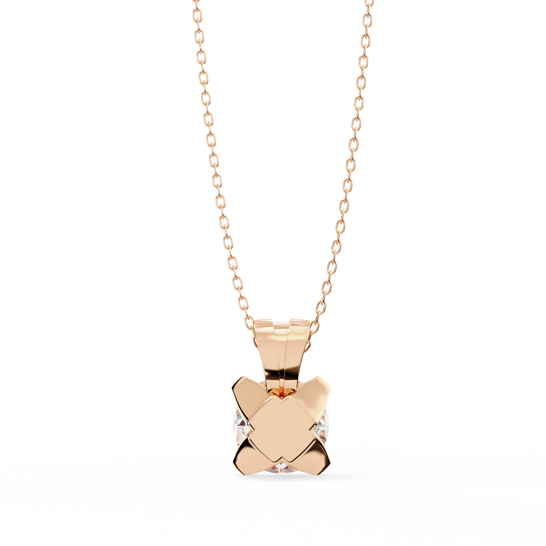 2.25 carats Classic Round diamond pendant