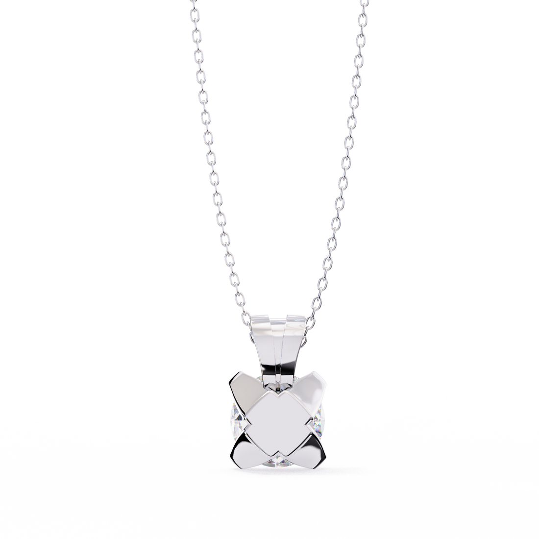 2.25 carats Classic Round diamond pendant