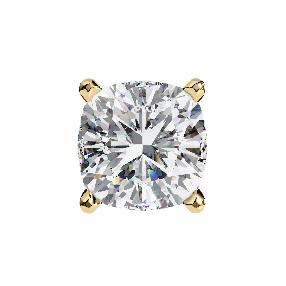 2.30 Carats Cushion Diamond Studs