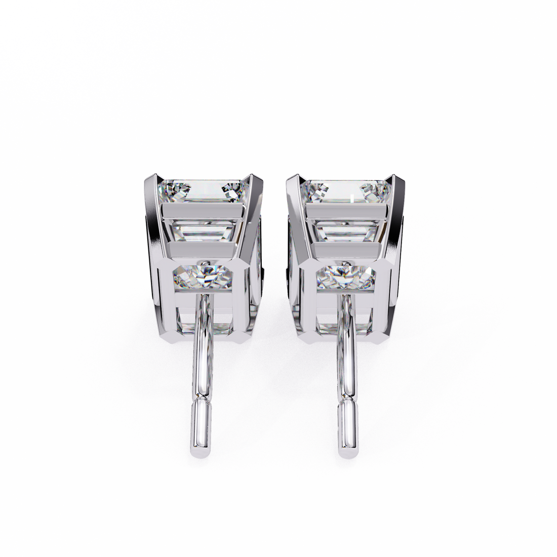 2.40 Carats Classic Emerald  Studs