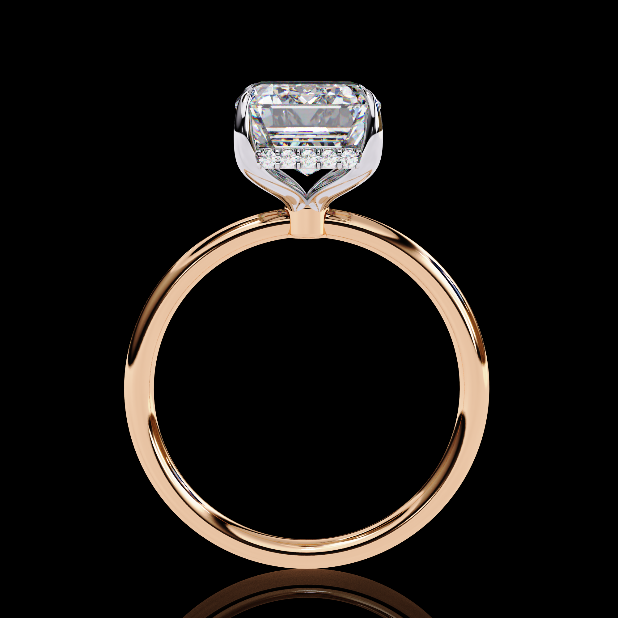 2.50 Carats Solitaire Emerald Diamond Ring7