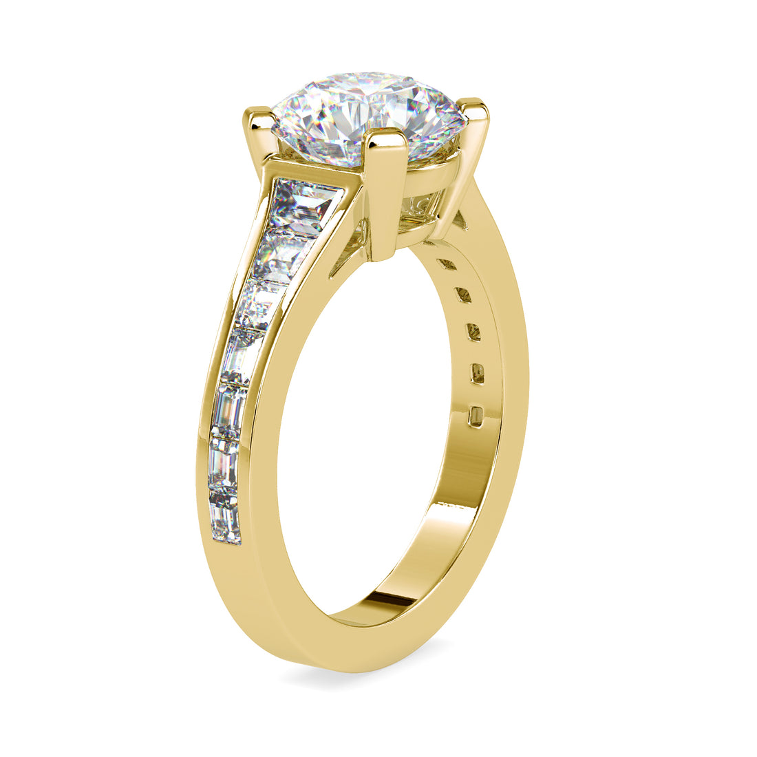 2.50 carat Cushion Lab Grown Diamond Ring 6