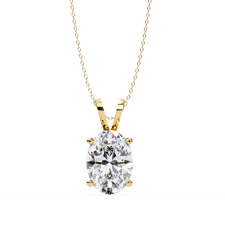 2.50 carats Oval Diamond pendant