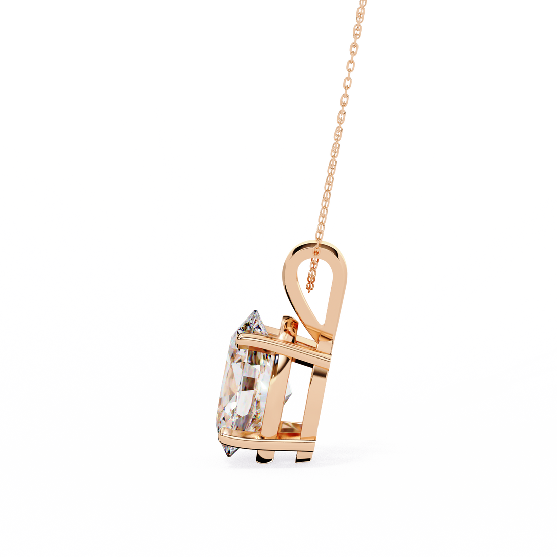 2.50 carats Oval Diamond pendant