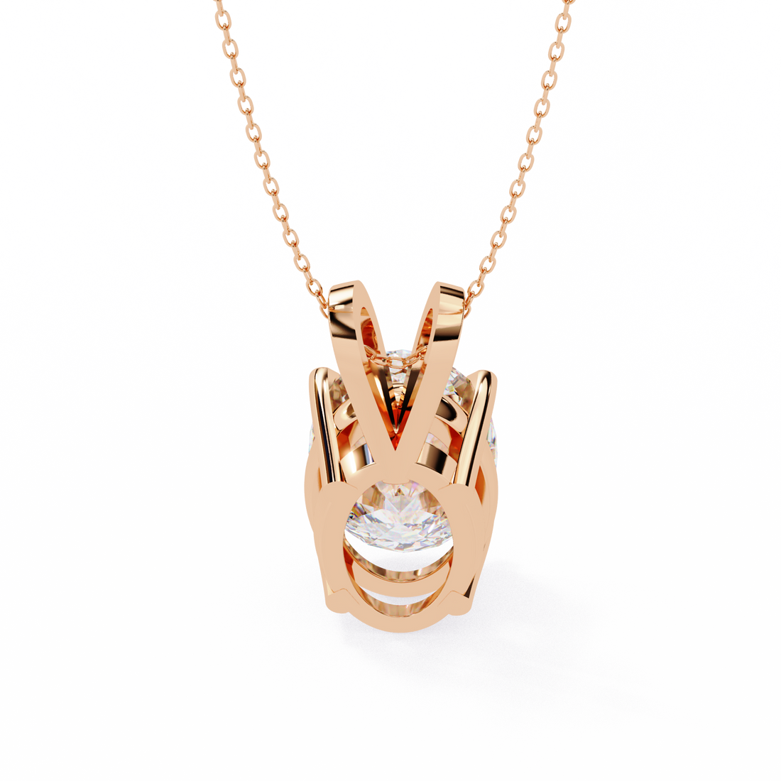 2.50 carats Oval Diamond pendant