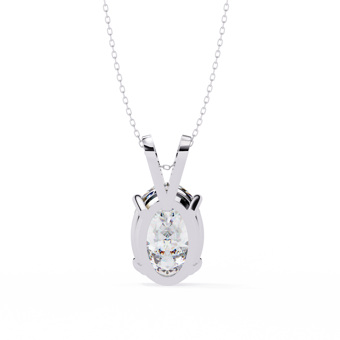 2.50 carats Oval Diamond pendant