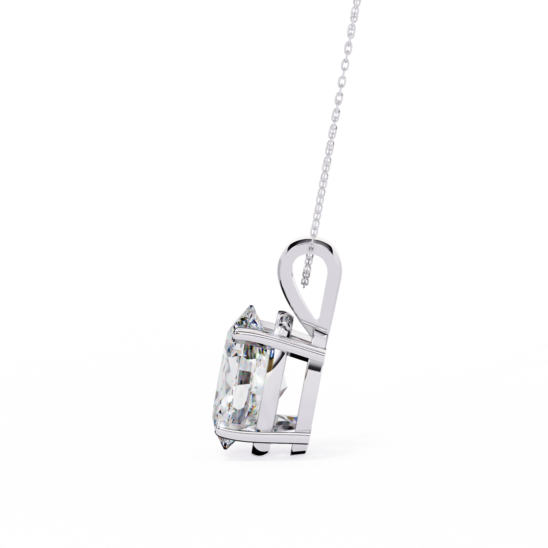 2.50 carats Oval Diamond pendant