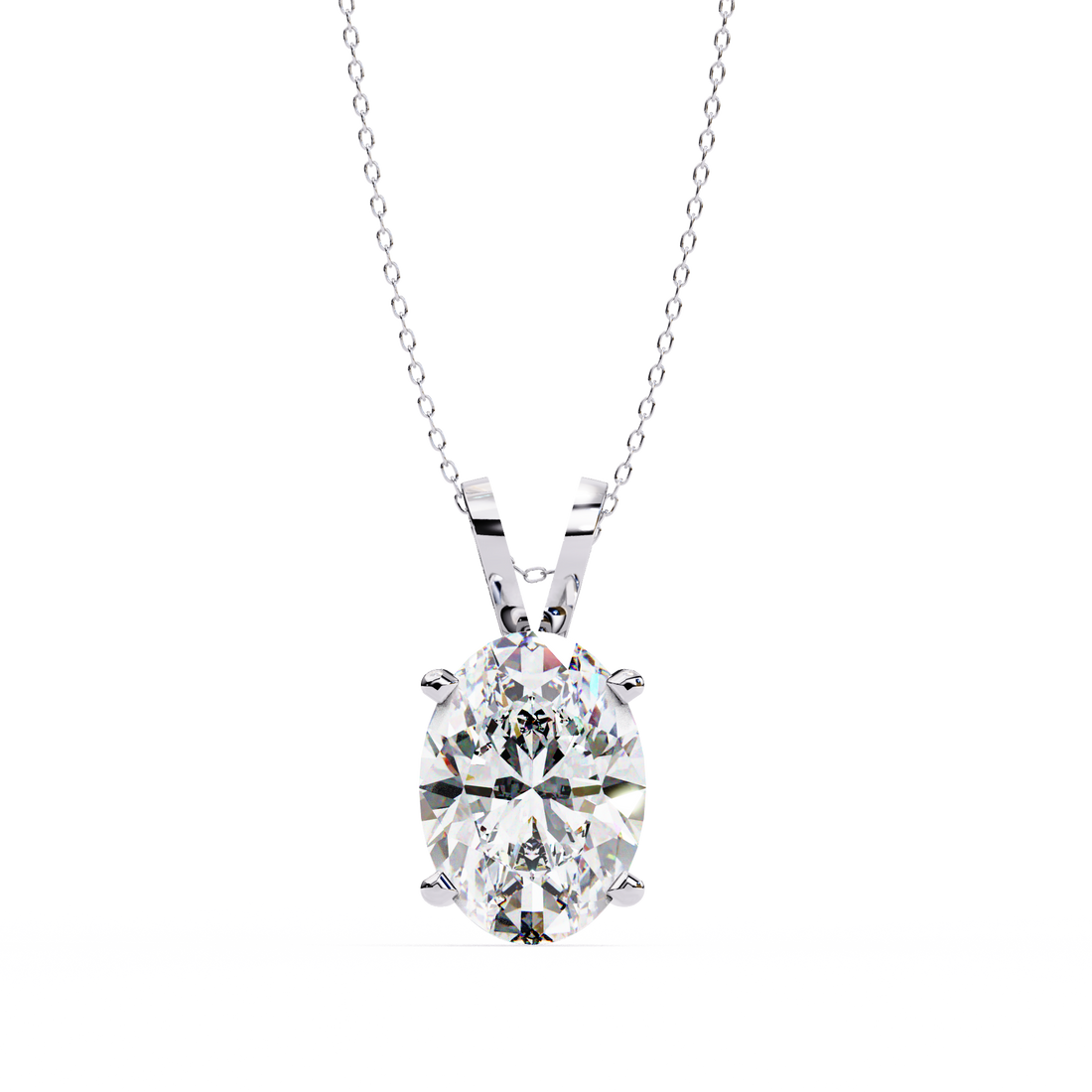 2.50 carats Oval Diamond pendant