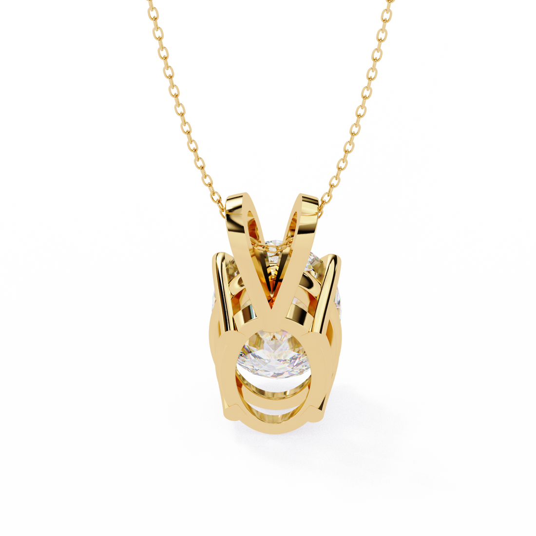 2.50 carats Oval Diamond pendant