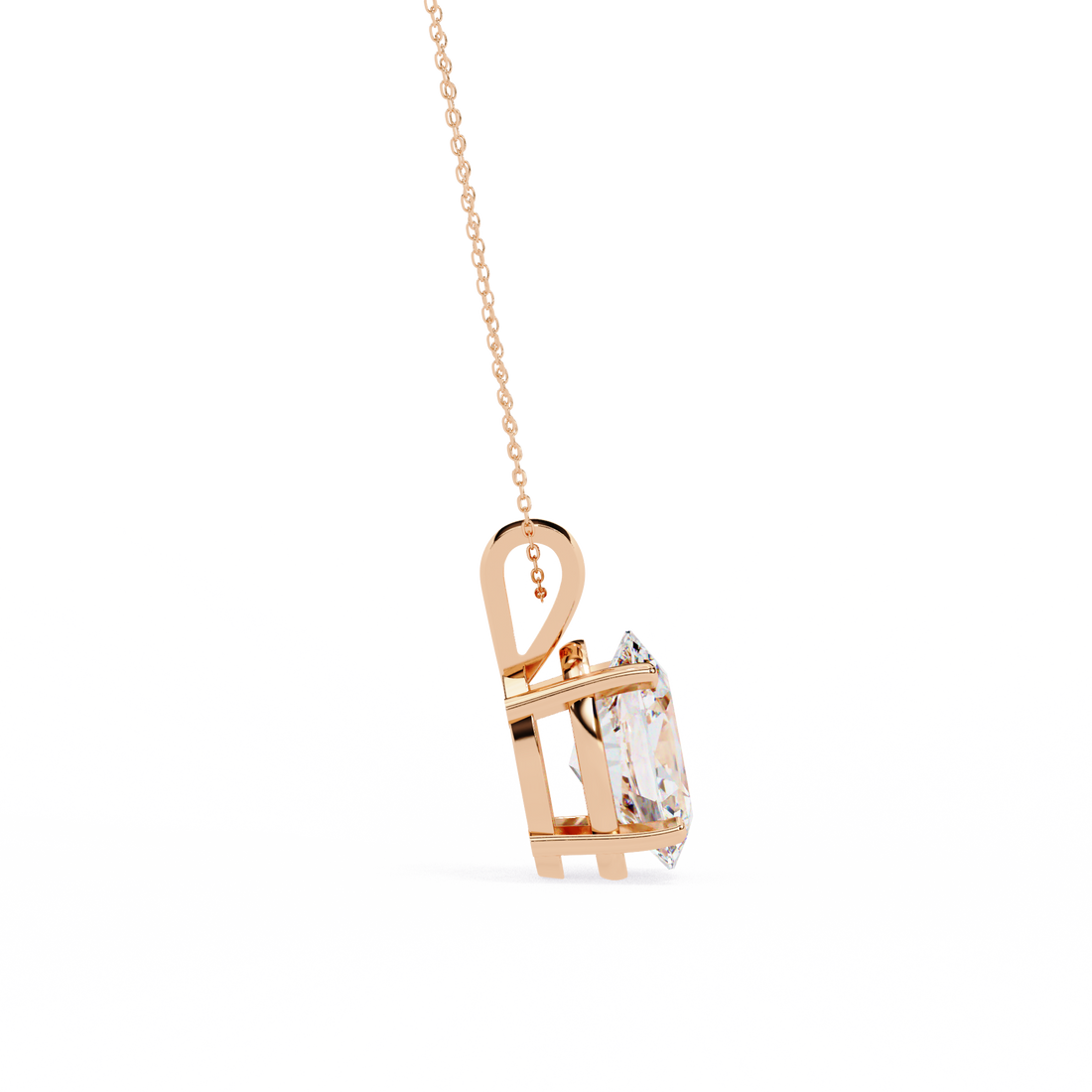 2.50 carats Oval Diamond pendant