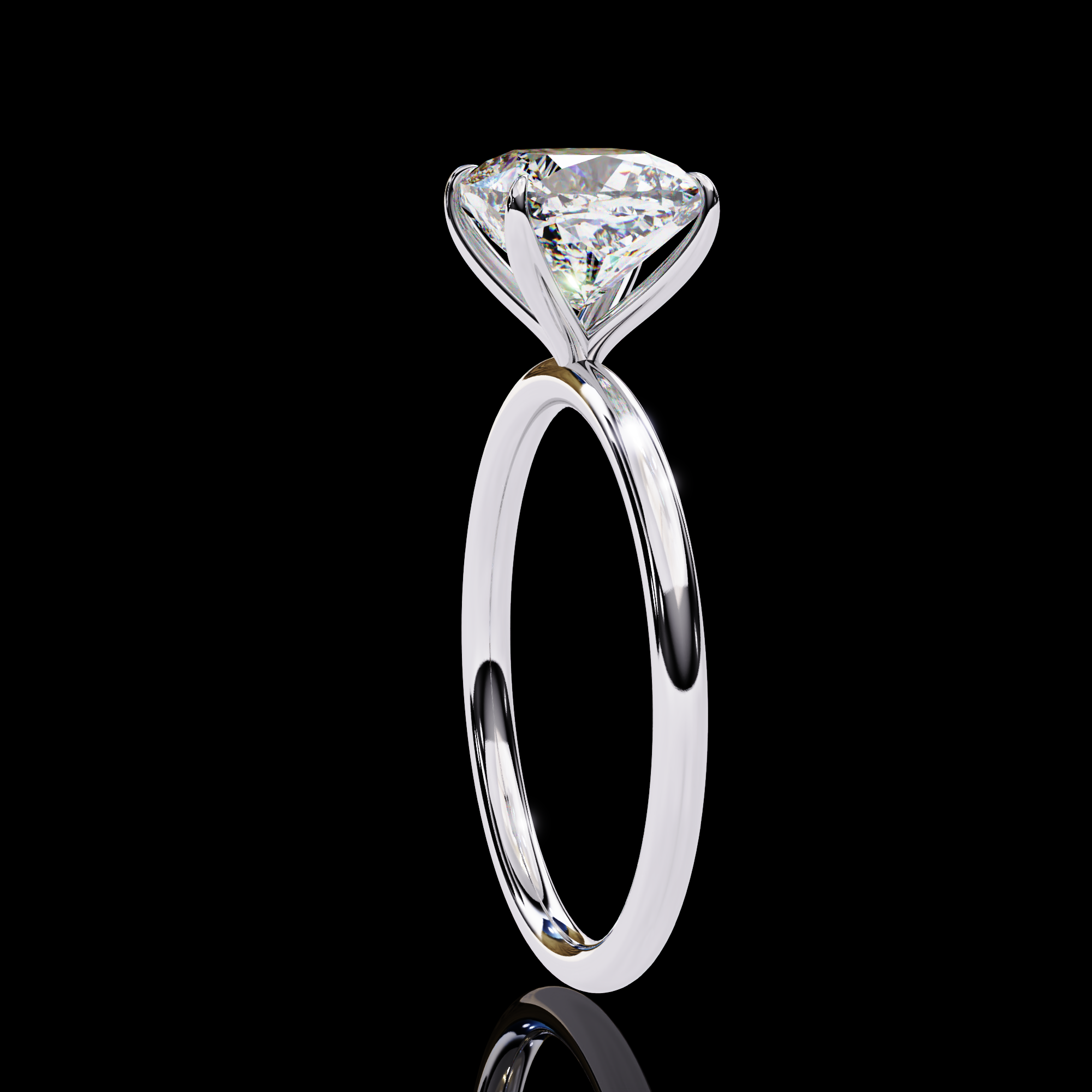 2.50 carats Solitaire Cushion Diamond Ring13