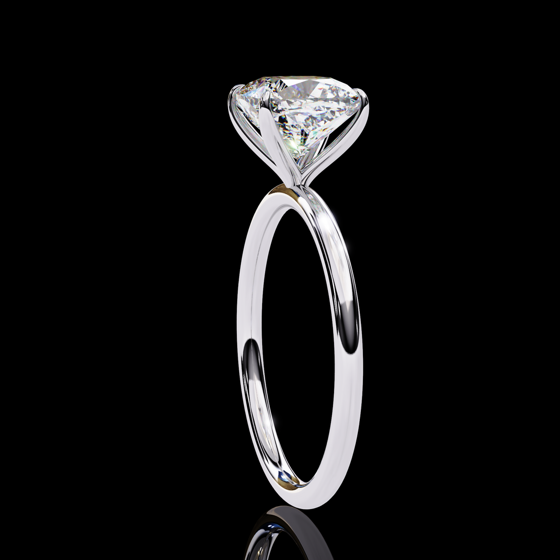 2.50 carats Solitaire Cushion Diamond Ring13