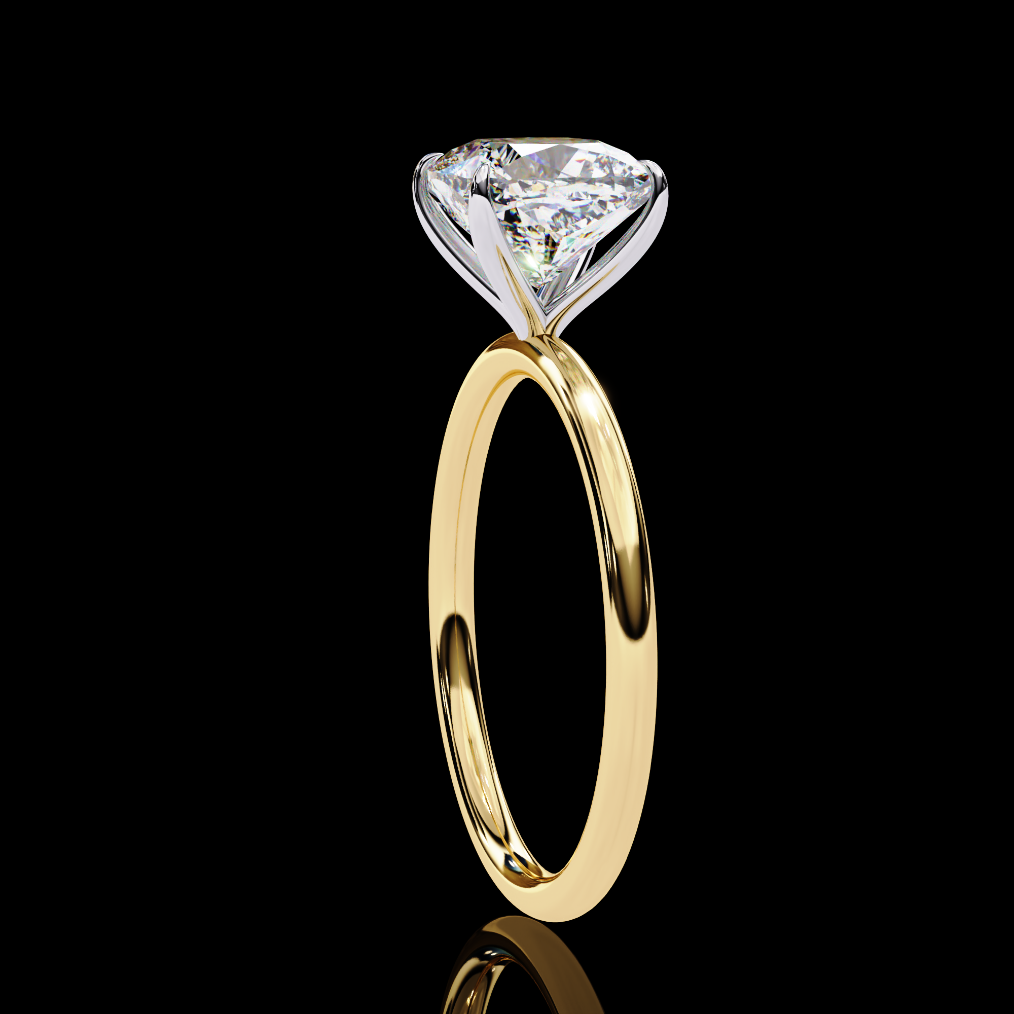 2.50 carats Solitaire Cushion Diamond Ring4