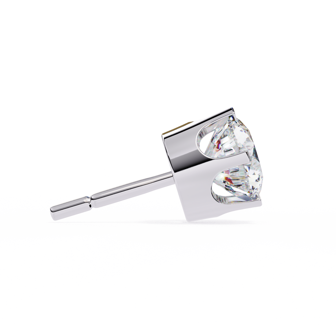 2.50 cts Round Lab Grown Diamond Studs