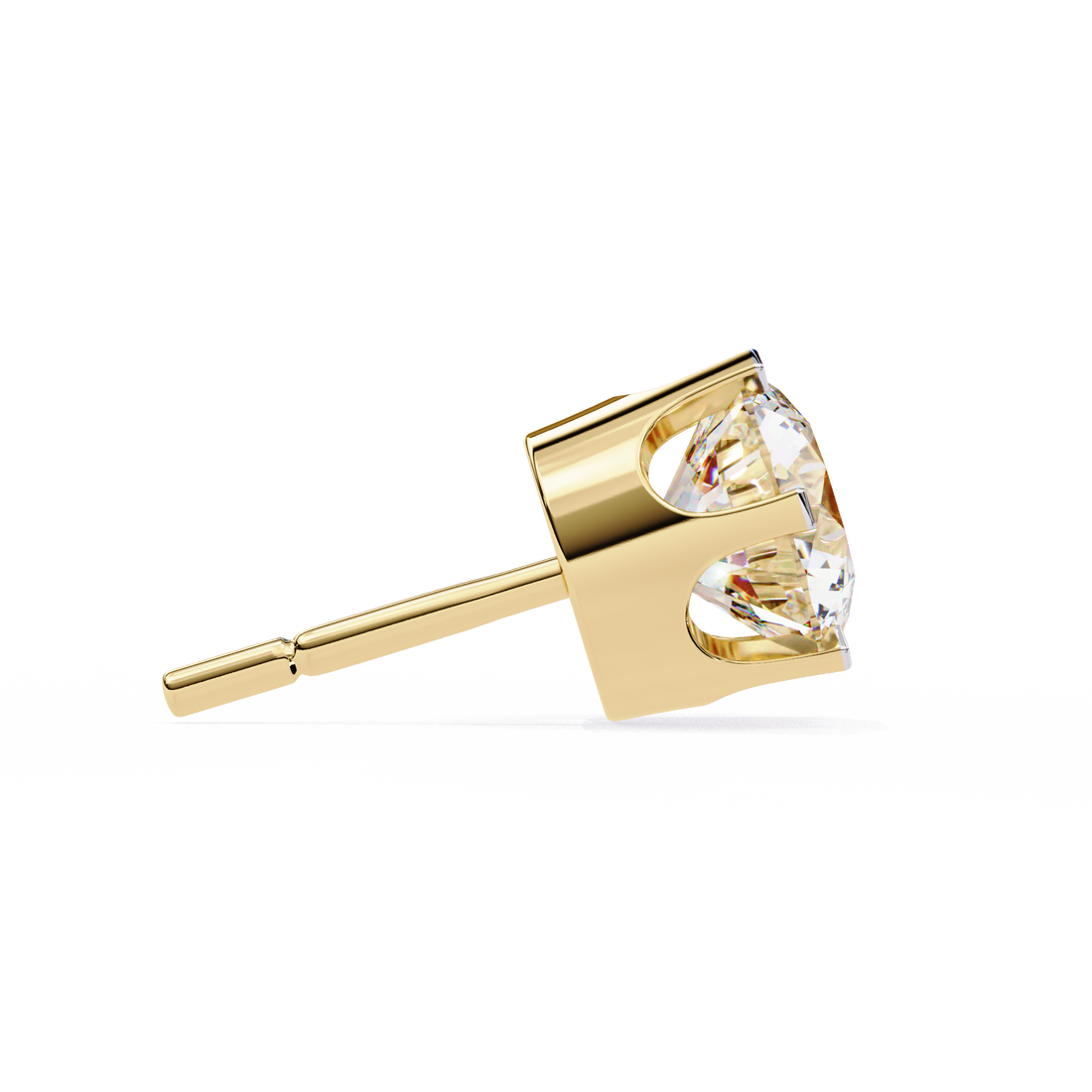 2.50 cts Round Lab Grown Diamond Studs