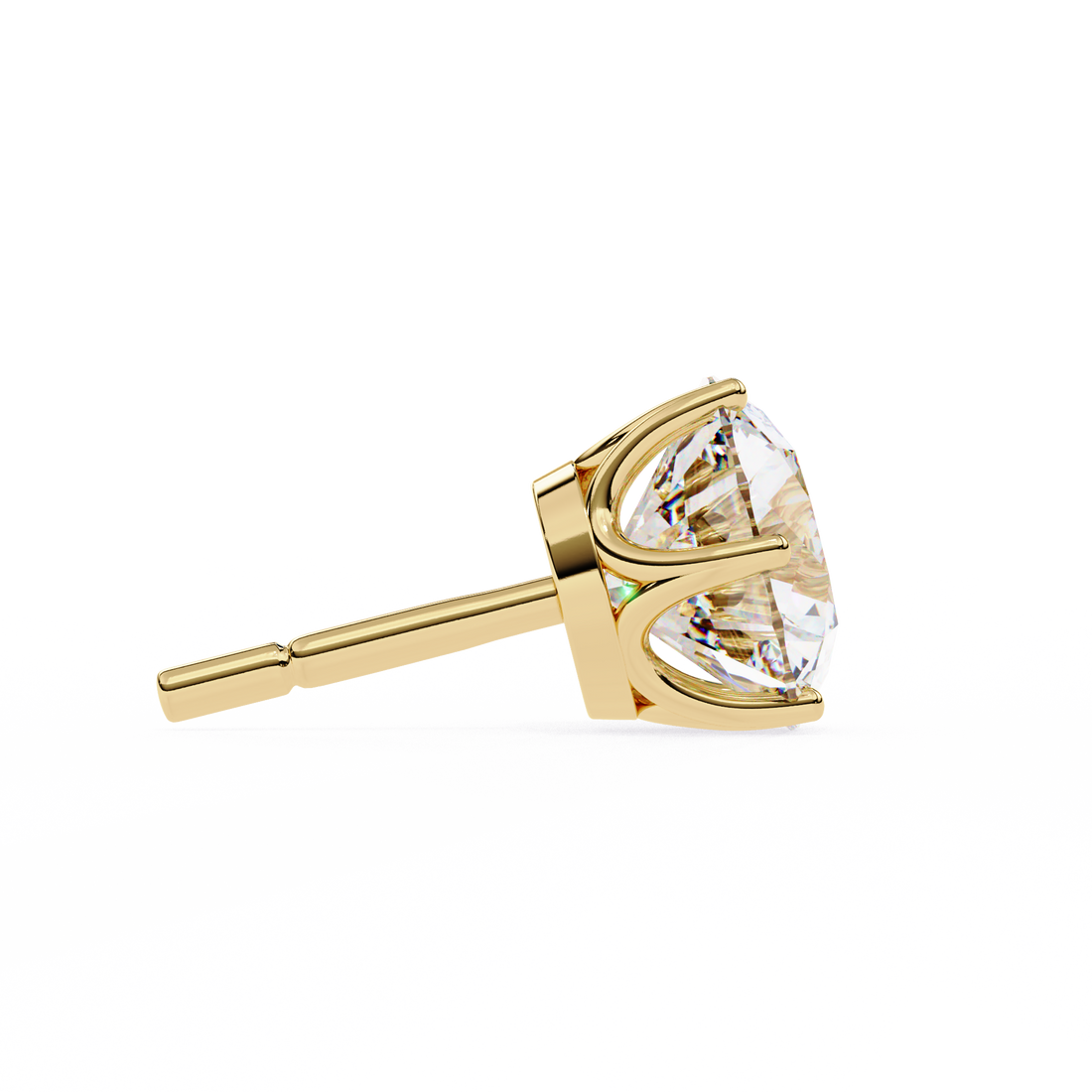 2.60 Carats Classic Round Studs