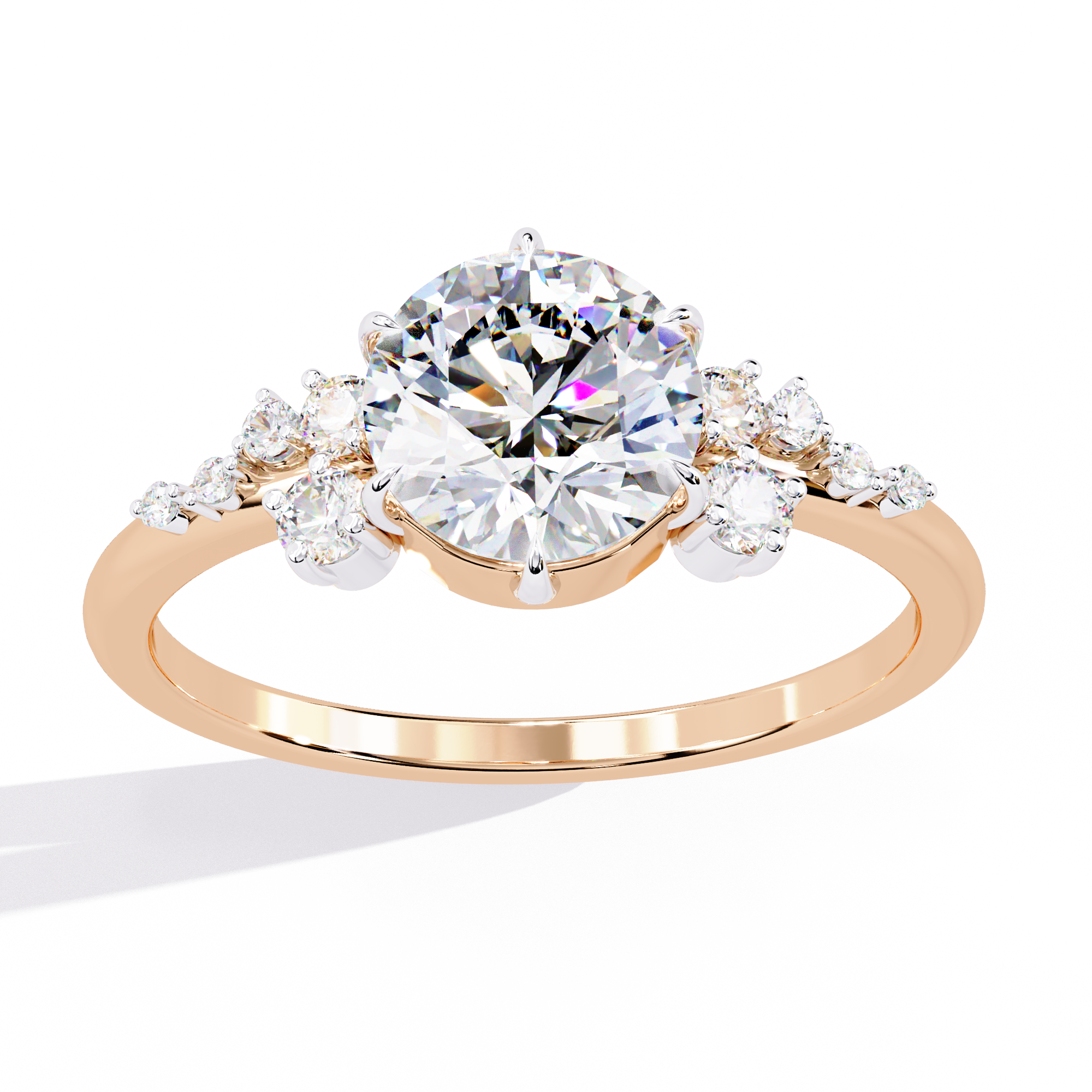 Divine Loop Diamond Ring