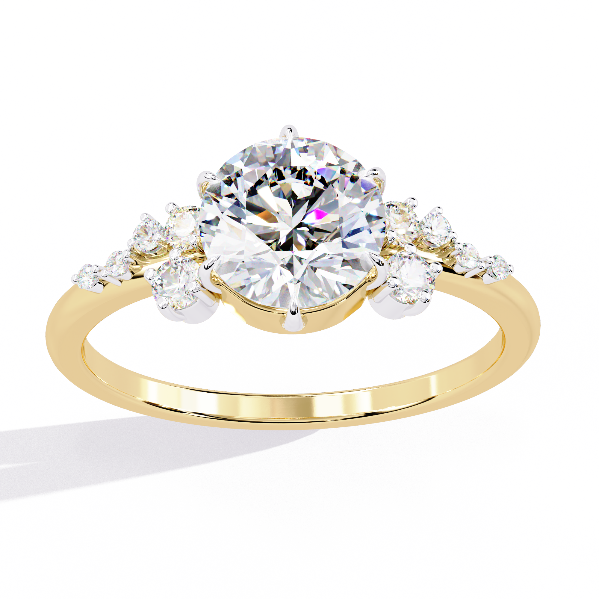 Divine Loop Diamond Ring