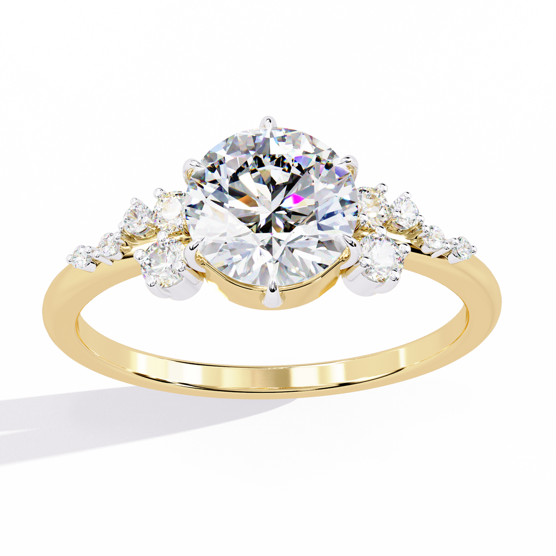Divine Loop Diamond Ring