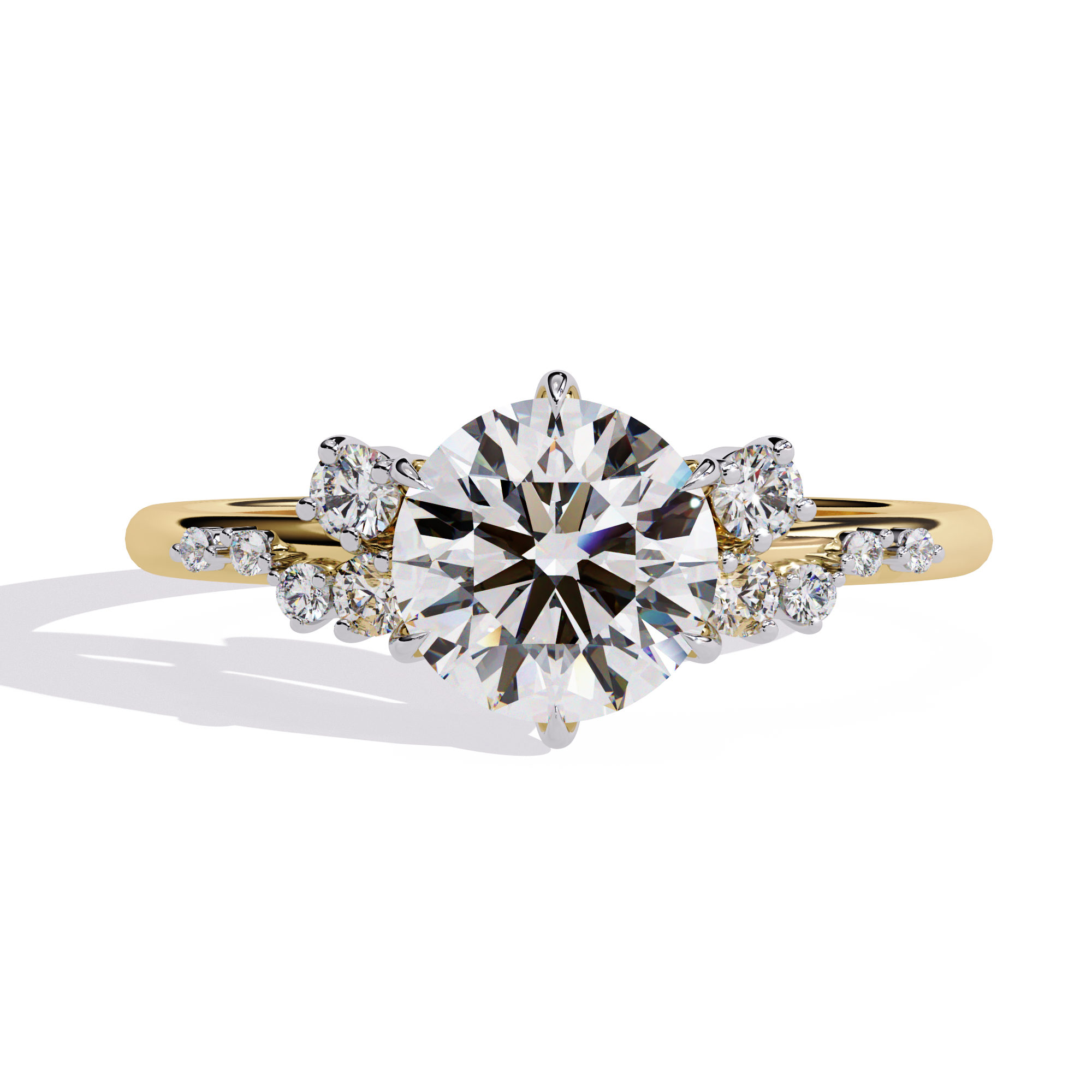 Divine Loop Diamond Ring