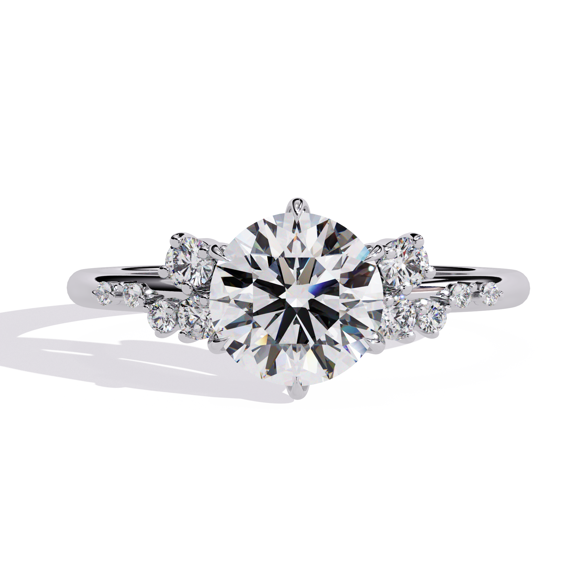 Divine Loop Diamond Ring