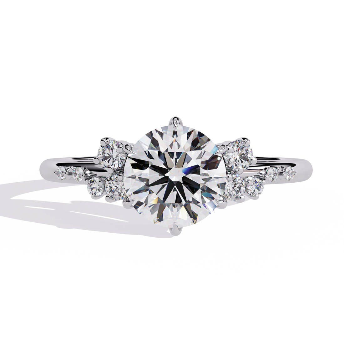 Divine Loop Diamond Ring