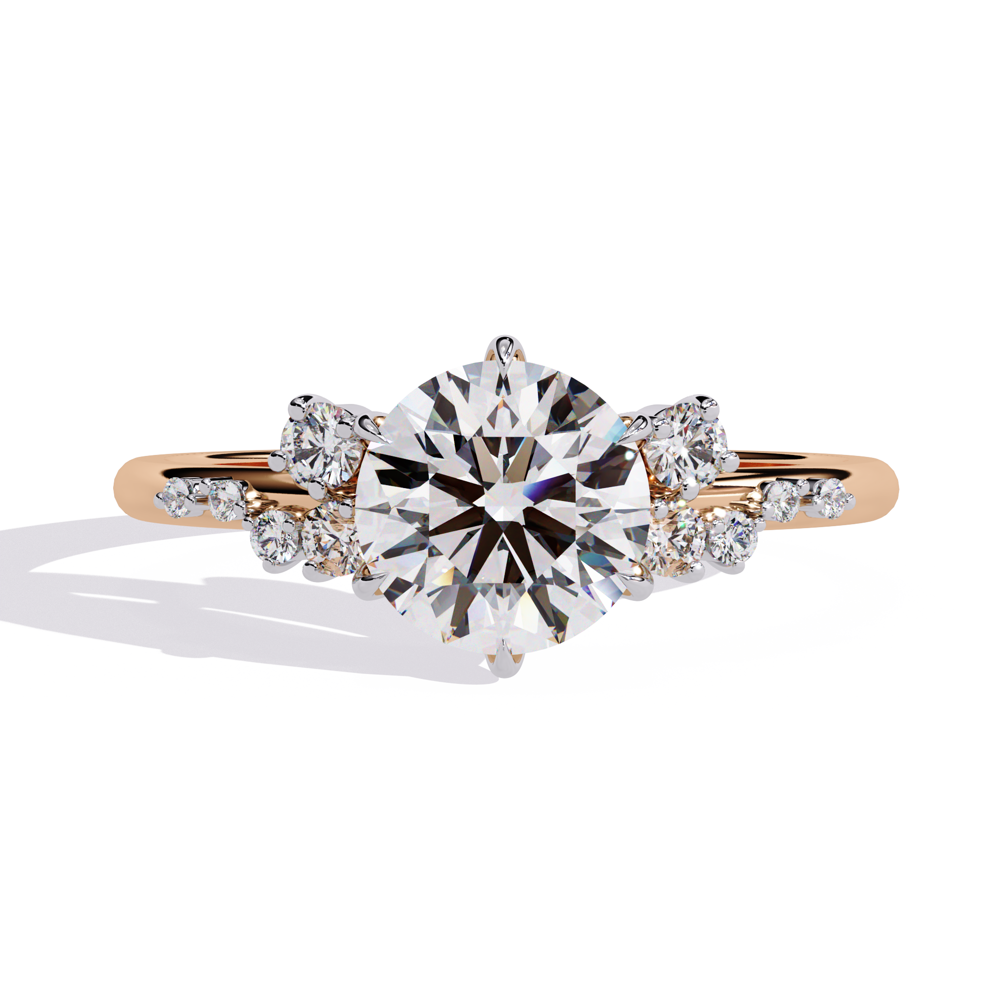 Divine Loop Diamond Ring