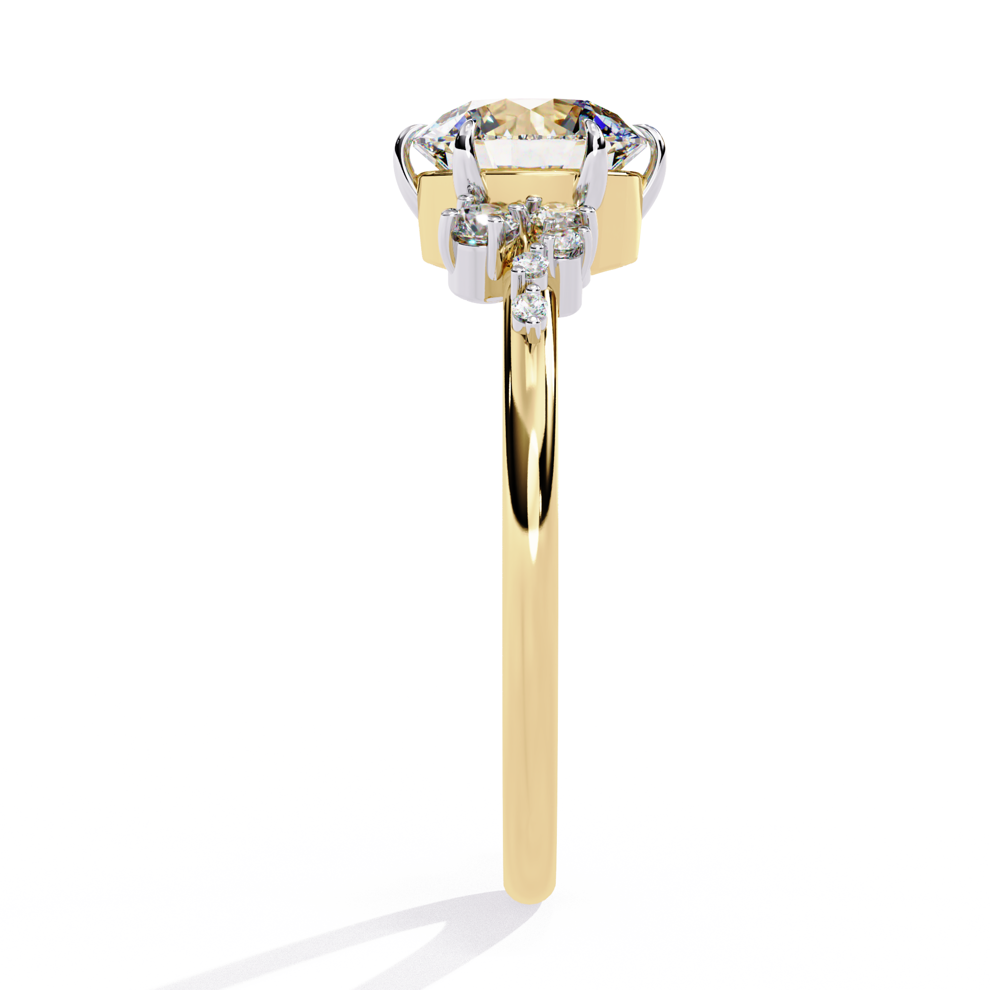 Divine Loop Diamond Ring