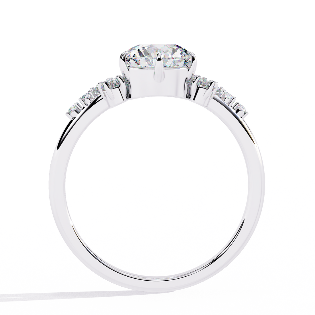Divine Loop Diamond Ring