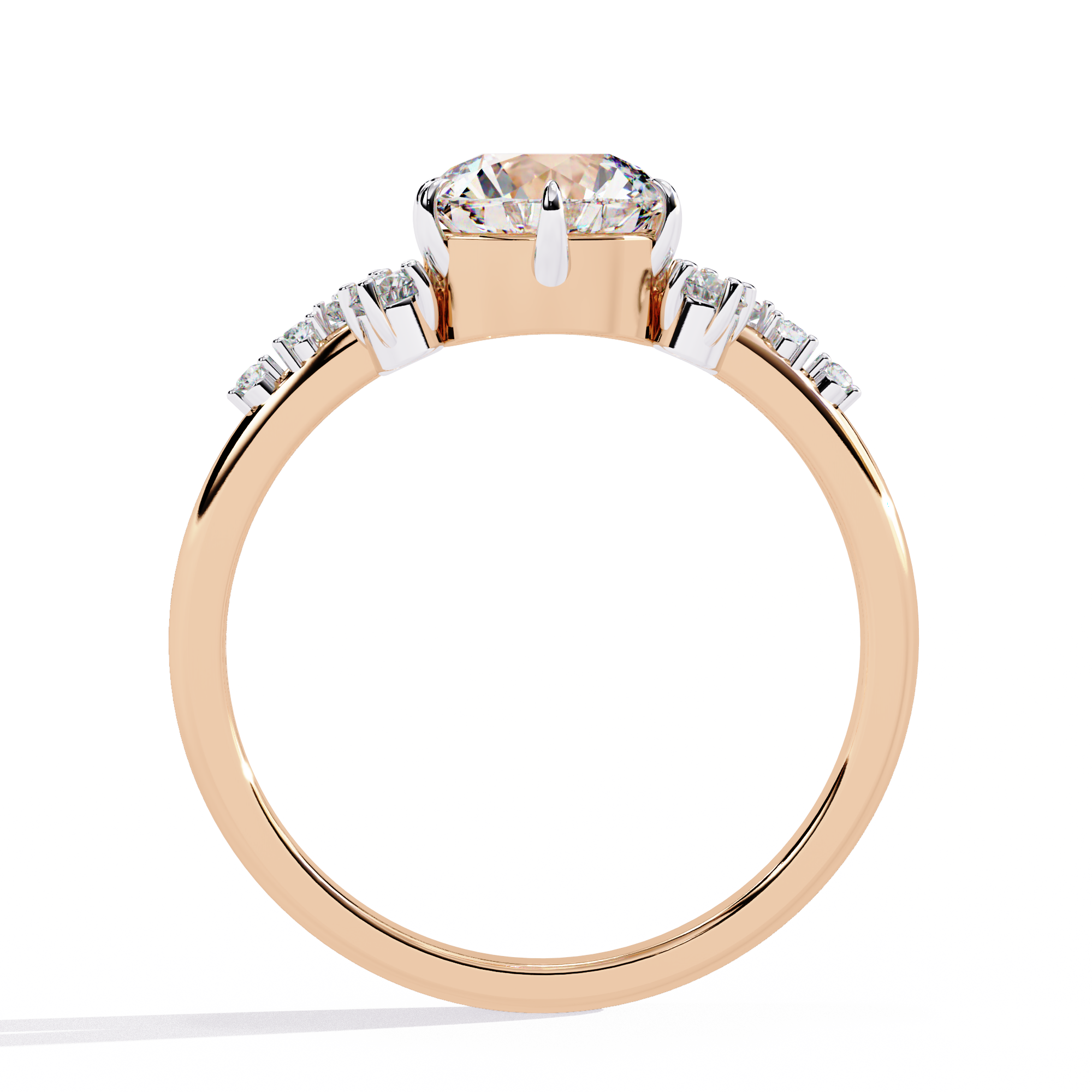 Divine Loop Diamond Ring