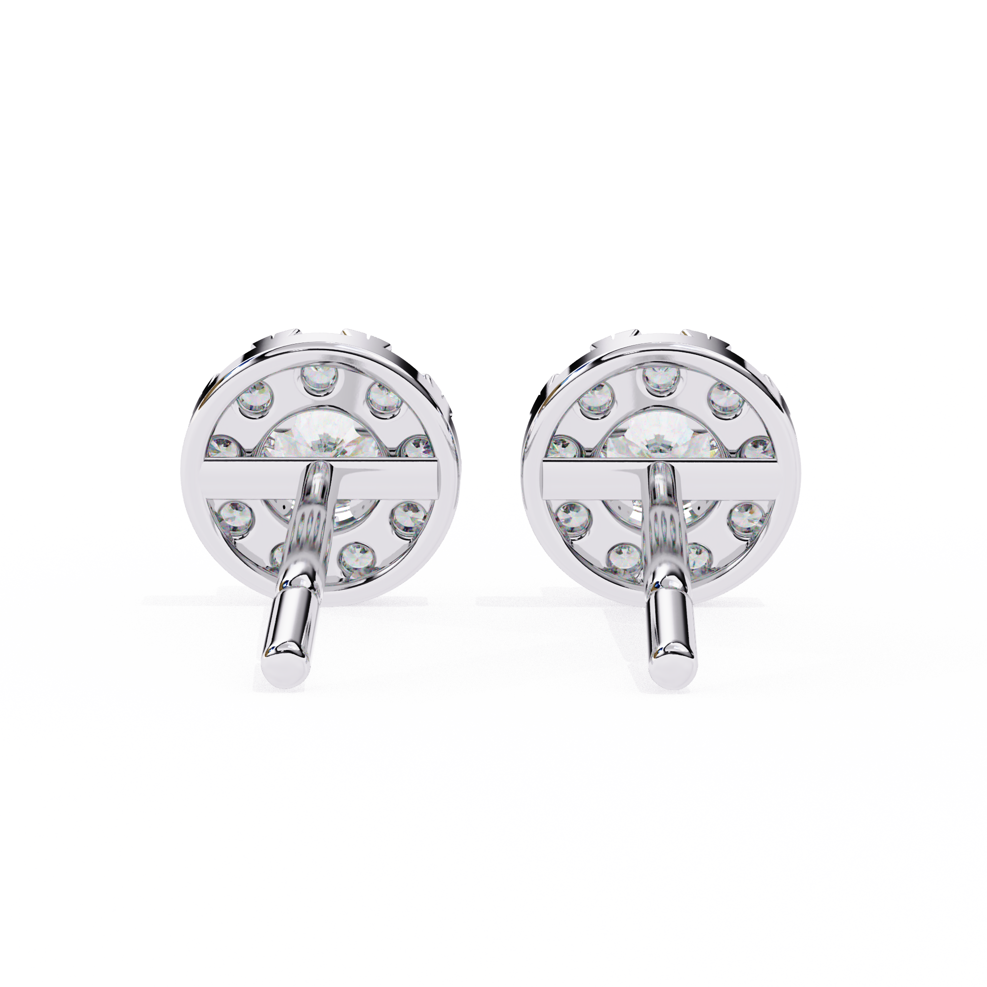 Round Lab Grown Diamond Earrings