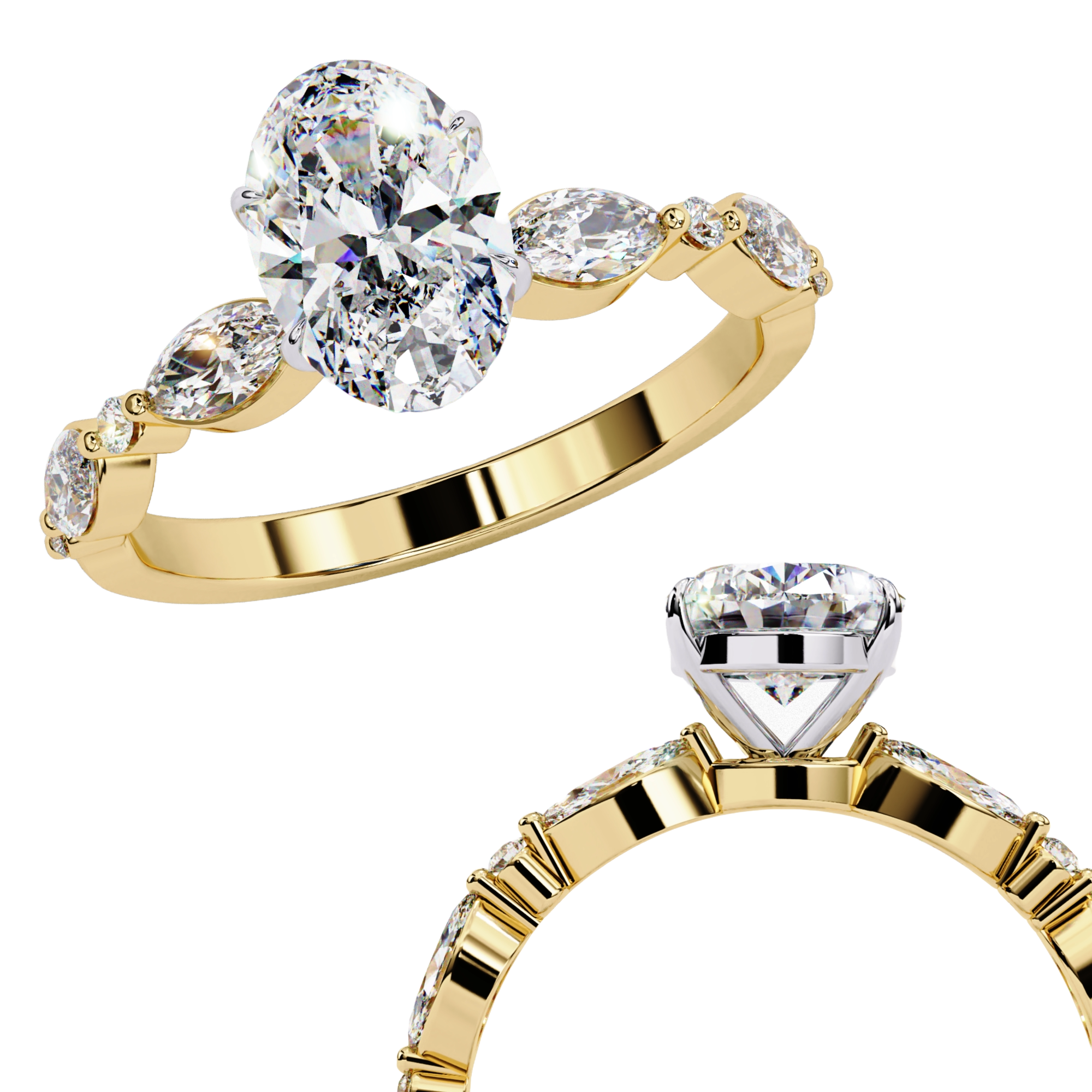 Rare Embrace Diamond Ring