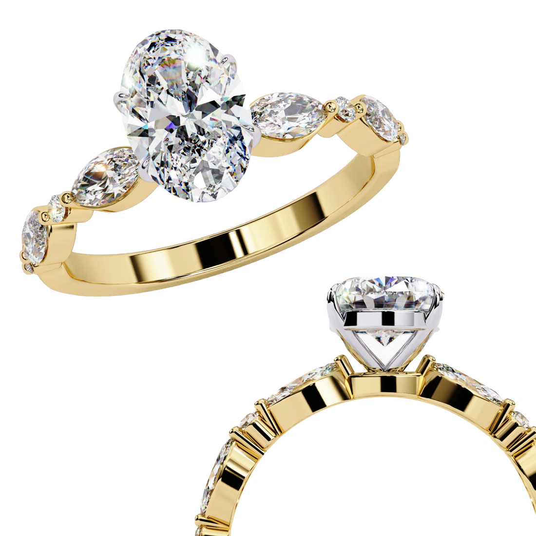 Rare Embrace Diamond Ring