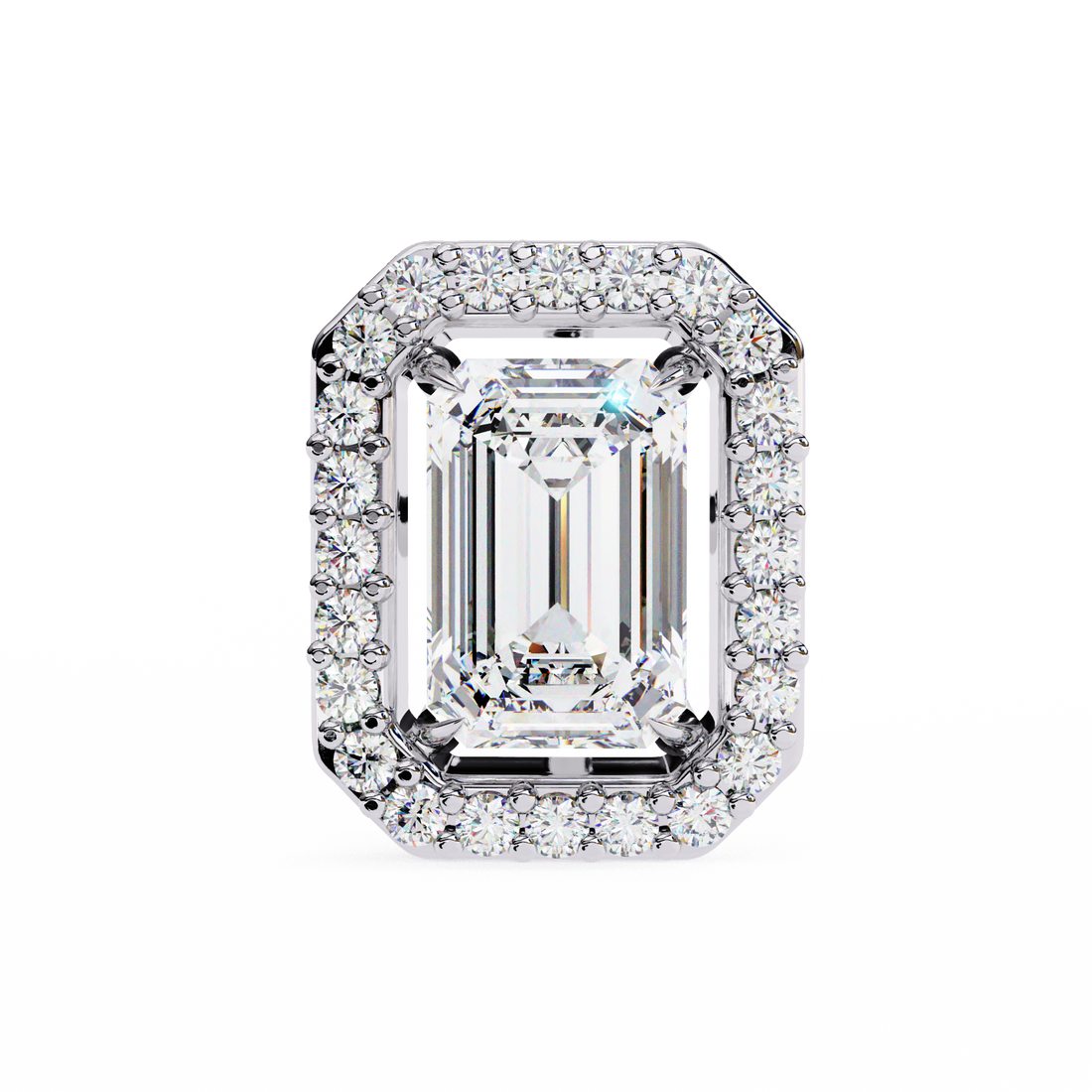 Emerald Lab Grown Diamond Studs